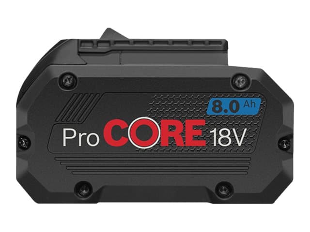 Bosch ProCORE18V, Akku, Litiumioni (Li-Ion), 8 ah, 18 V, Mikä tahansa tuotemerkki, Musta