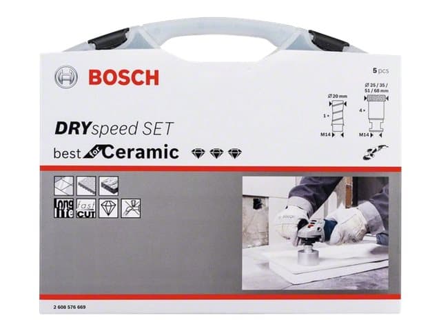 Bosch DIAMANTHULSAVSÆT 5 STK 25-68MM DRYSPEED (kuivauspyörästö)