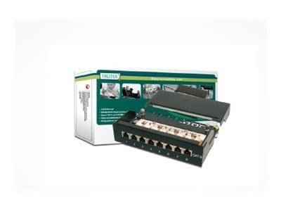Digitus DN-91608SD, RJ-45, Cat6, musta, 285 mm, 55 mm, 778 g
