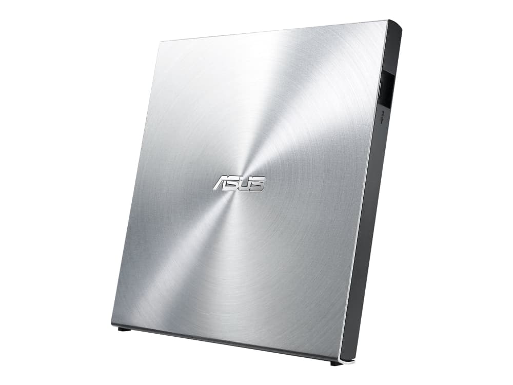 ASUS SDRW-08U5S-U, Metallinen, Pysty/vaaka, Kannettava tietokone, DVD Super Multi-DL, USB 2.0, CD, CD-R, CD-ROM, CD-RW, DVD, DVD+R, DVD+R DL, DVD+RW, DVD-R, DVD-R DL, DVD-RAM, DVD-ROM, DVD-RW