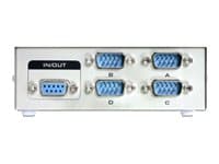 Delock Serial Switch RS-232 4-port manual - Kytkin - 4 x seriel - pöytätietokoneet