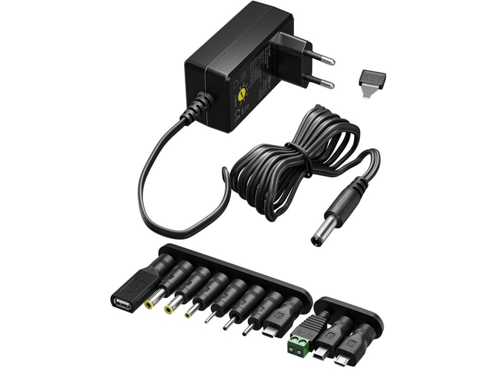 Goobay 64568, Sisätila, AC, 12 V, 1 A, IP20, 1,8 m
