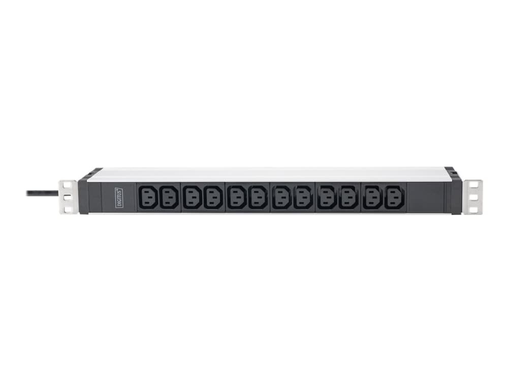 DIGITUS PDU 1U 12xC13 lähdöt 230V/16A musta
