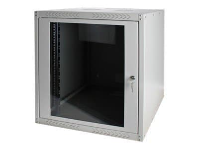 Digitus DN-19 12-U-EC, Seinään asennettava laitekehikko, 12U, 60 kg, Harmaa
