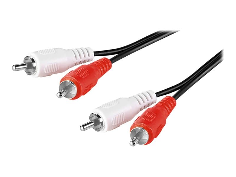 goobay AVK 128-2000 - Audiokaapeli - RCA uros RCA uros - 20 m - pyöreä