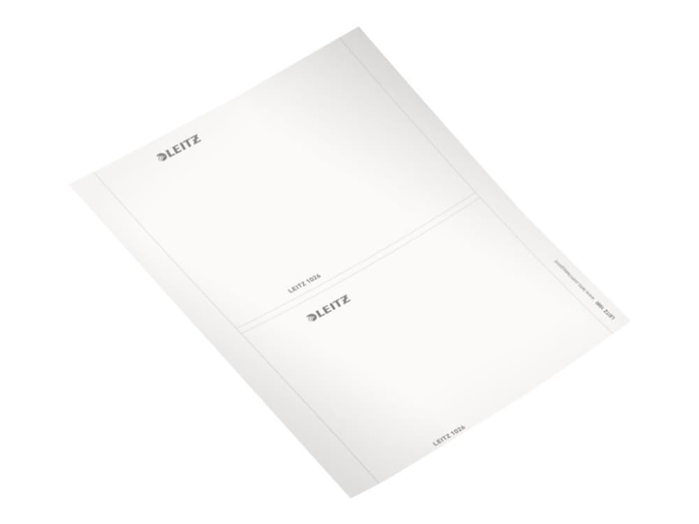 Leitz PC tulostettava selkäetiketti Active Prestige 80 mm, 20/pss, Harmaa