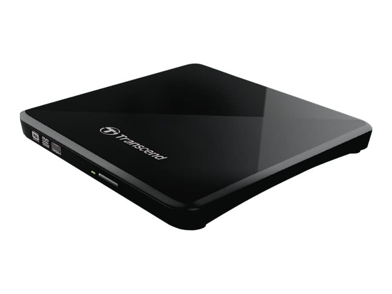 Transcend 8X DVDS-K - Levyasema - DVD±RW (±R DL) / DVD-RAM - 8x/8x/5x - USB 2.0 - ulkoinen - musta