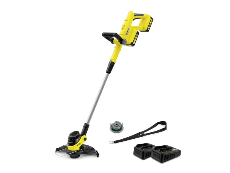 Kärcher LTR 3-18 DUAL BATTERY SET, Siimatrimmeri, 30 cm, Nailonsiima, D-lenkkinen kahva, 2 mm, 8000 RPM