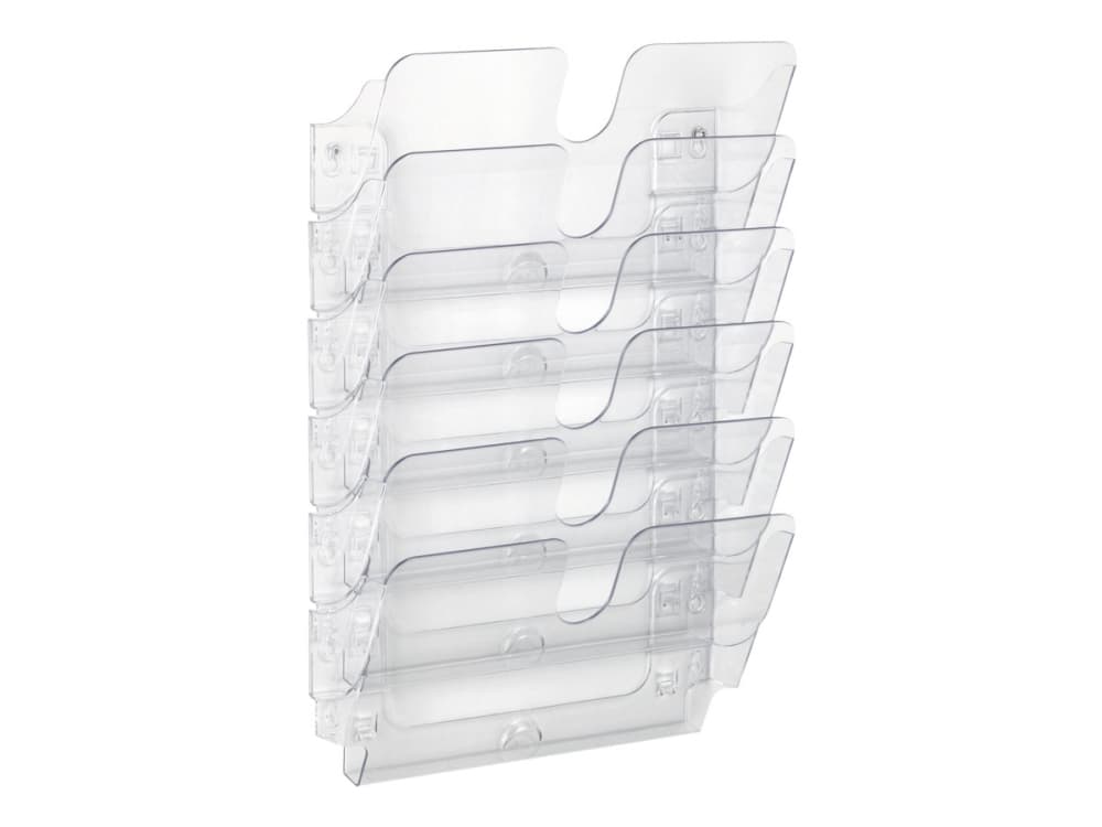 Durable FLEXIPLUS, 6 hyllyä, Läpinäkyvä, A4, 340 mm, 100 mm, 520 mm