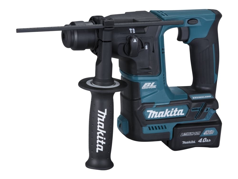 Makita HR166DSMJ - Pyörivä vasara - akkukäyttöinen - 2 toimintatilaa - SDS-plus - 1,1 Joule - 2 akkua - 10,8 V