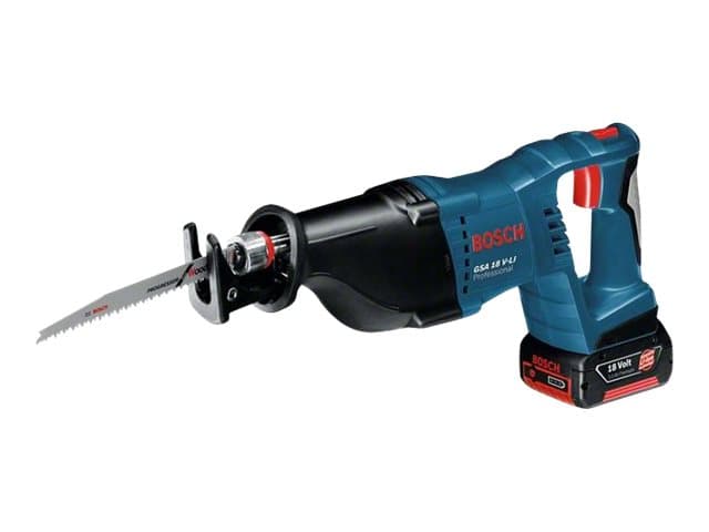 Bosch BATTERY SAW GSA 18 V-LI SOLO - in cardboard box with bayonet saw blade - * Without battery and charger *
