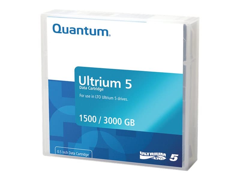 Quantum MR-L5MQN-01, Tyhjä datanauha, LTO, 1,5 TB, 3 TB, 10 - 45 °C, 10 - 80%