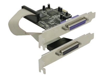 Delock PCI Express Card 2 x Parallel - Rinnakkaissovitin - PCIe - rinnakkainen - 2 porttia