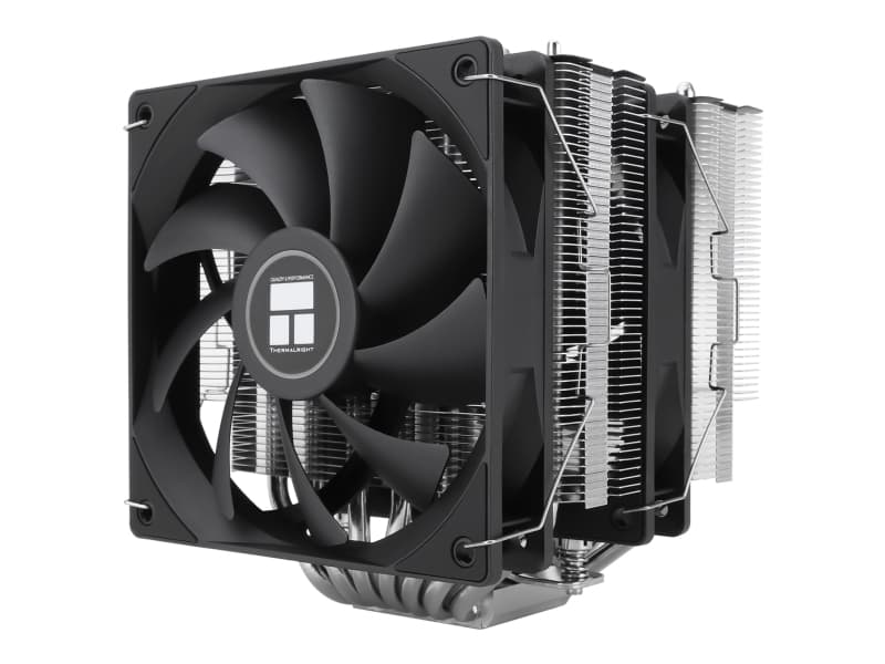 Thermalright Phantom Spirit 120 SE, ilmanjäähdytin, 12 cm, 66,17 kuutiometriä minuutissa, musta