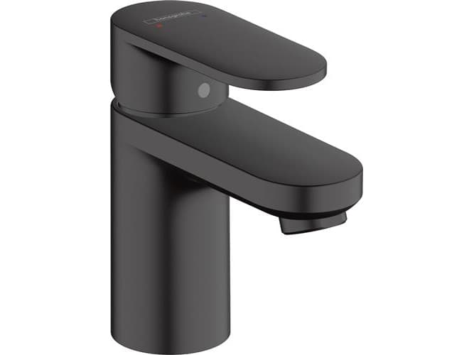 hansGrohe Vernis Blend 1-vipuinen pesuallashana 70, nostettava pohjaventtiili, matta musta
