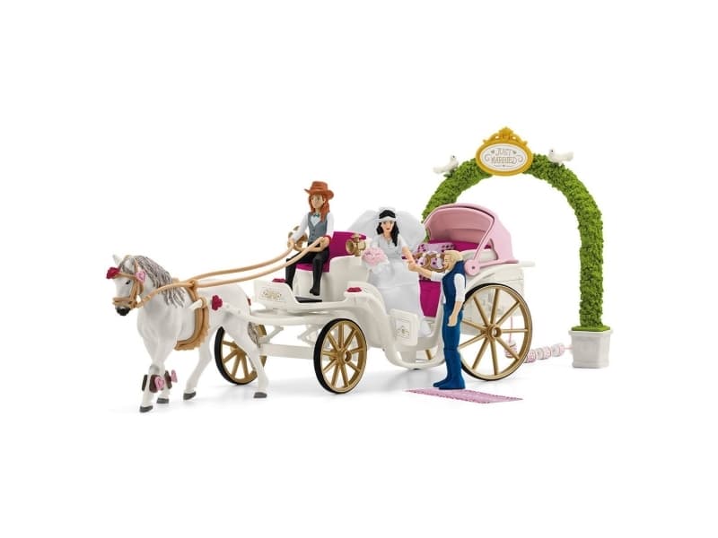 schleich HORSE CLUB 42641, Wedding carriage, Horse Stable, Horses, 5 vuosi/vuosia, Monivärinen, Muovi