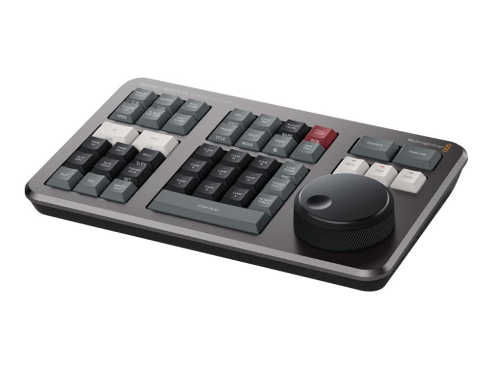 Blackmagic DaVinci Resolve Speed Editor - Tastatur - Bluetooth, USB-C