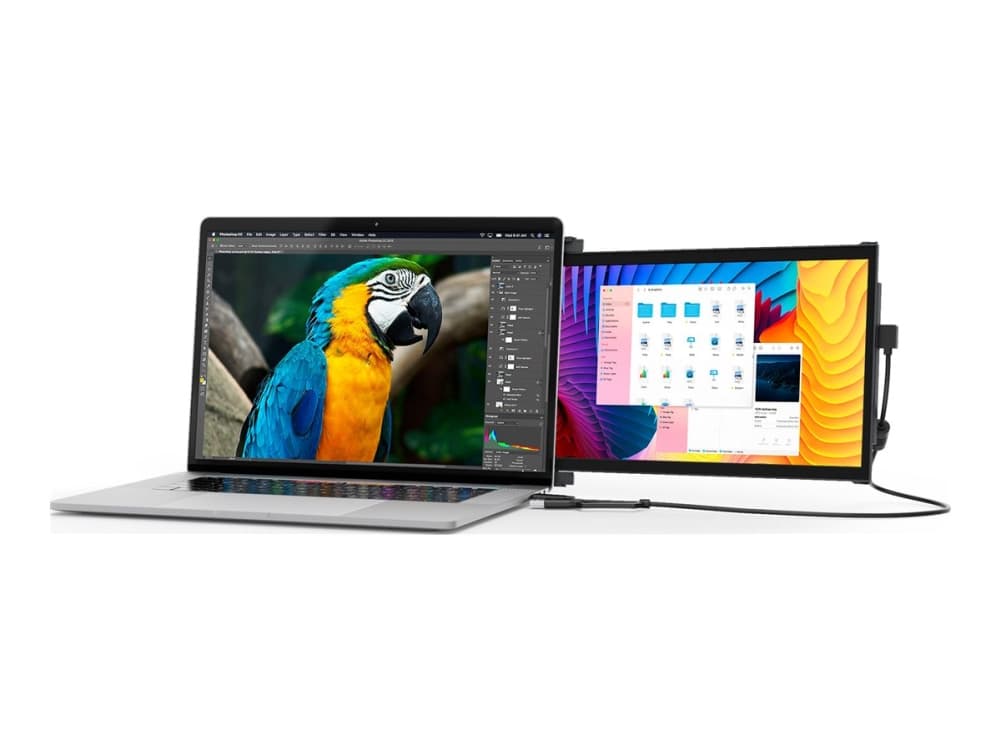 Mobile Pixels DUEX Plus - LCD-näyttö - 13,3 - kannettava - 1920 x 1080 Full HD (1080p) @ 60 Hz - 300 cd/m² - 2xUSB-C