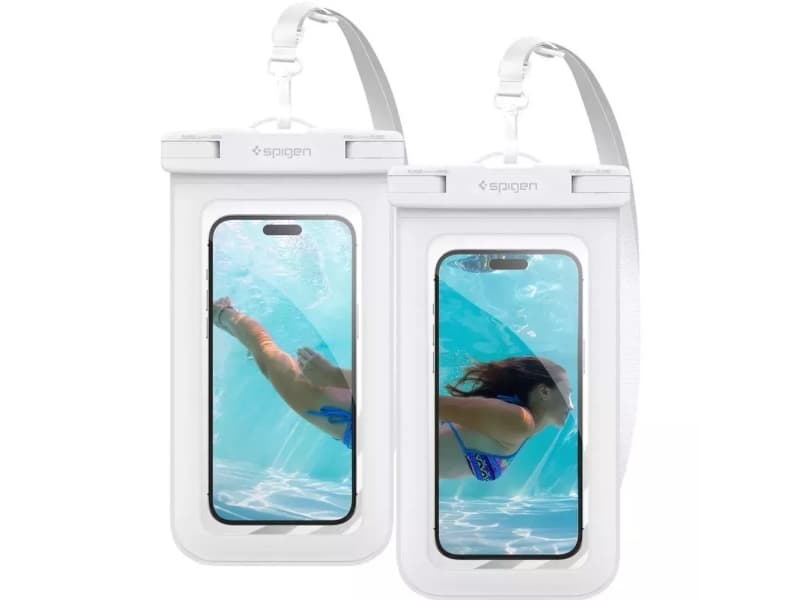 Spigen Aqua Shield A601, Vesiurheiluaktiviteetti, Älypuhelin, Sininen, Termoplastinen polyuretaani (TPU), 30 m, IPX8