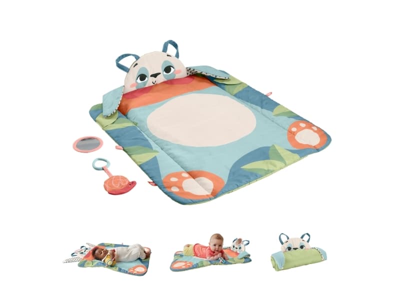 Fisher-Price Planet Friends Roly-Poly Panda -leikkimatto, Vauvan leikkimatto, Kangas, Muovi, Monivärinen