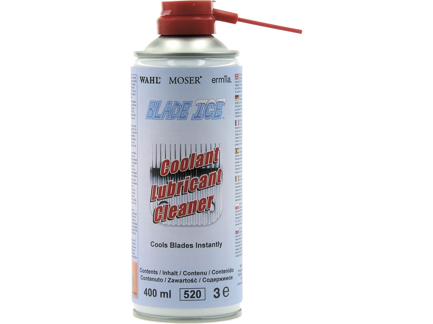 Wahl 2999-7900, Ruisku, 400 ml, Punainen, Valkoinen, Puhdistus, Jäähdytys, Corrosion prevention, Lubrication, 1 kpl