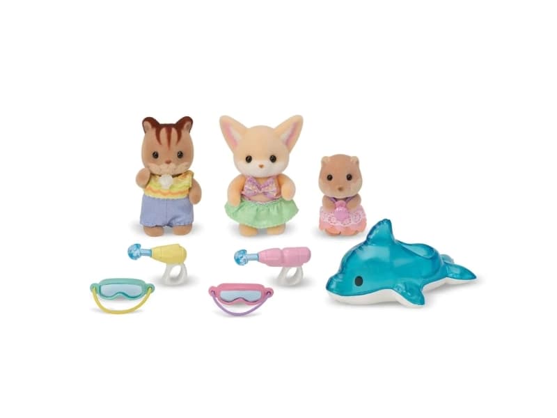 Sylvanian Families Kolmoset altaalla