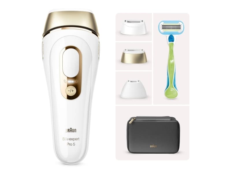Braun PL Silk·expert Pro 5 PL5242, Kulta, Valkoinen, Kainalo, Bikini