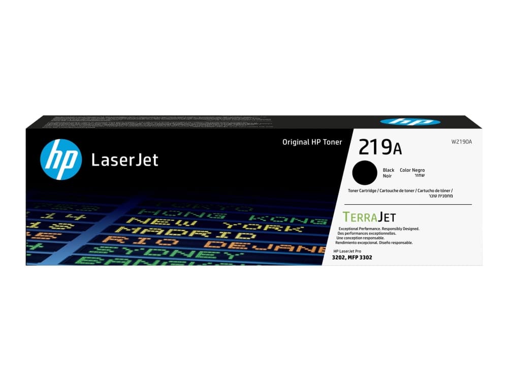 HP 219A -värikasetti, musta, alkuperäinen, LaserJet, 1300 sivua, 0 sivua, musta, 1 kpl