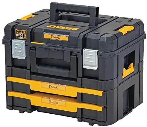 DeWALT TSTAK Combo kit, Musta, Keltainen, 440 mm, 326 mm, 331 mm