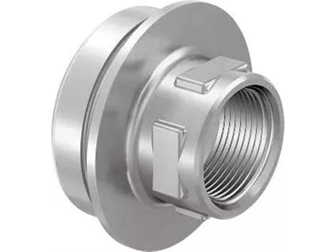 Uponor RS-sovitin m/muf 2-RS2 - forkromet messing UPONOR