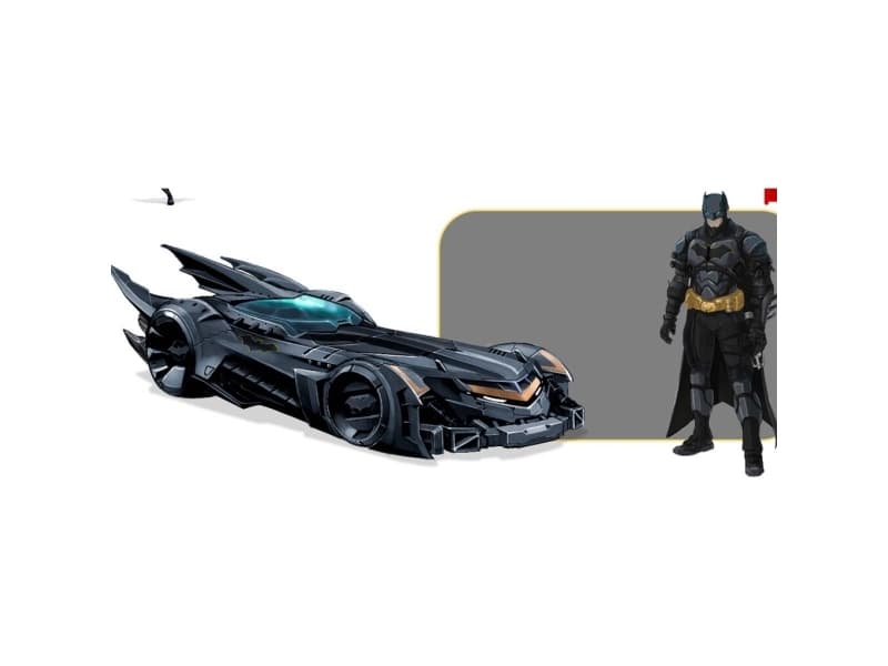 Batman Batmobile med figur, 30 cm (6070521)