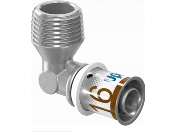 UPONOR S-PRESS PLUS vinkel m/nippel 20x3/4 MT