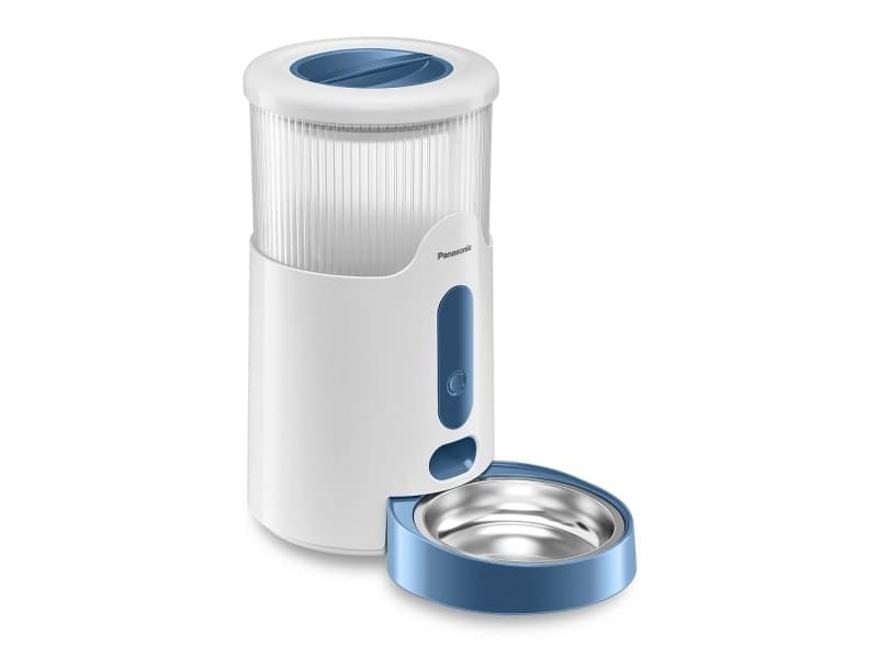 Panasonic CP-JNF01CW, Automaattinen lemmikinruokintalaite, Muovi, Ruostumaton teräs, Valkoinen, Sisätila, Universaali, 2,8 L