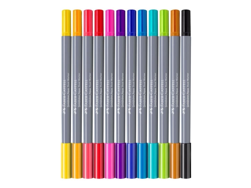 Faber-Castell 164612, 12 kpl, Monivärinen, Ohut pää, Monivärinen, Kierrätetty muovi, 0,6 mm