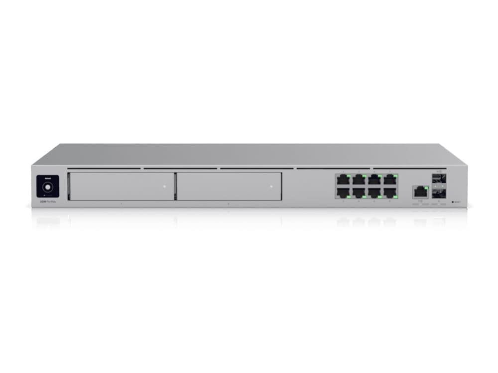 Ubiquiti UniFi Dream Machine Pro Max, Hallittu, 2.5G Ethernet (100/1000/2500), Telineasennus, 1U