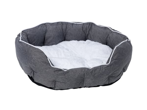 DOGMAN Buddy oval bädd Grå L