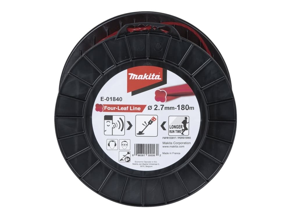 Makita E-01840, Raivaussahan siima, Punainen, 180 m, 1 kpl