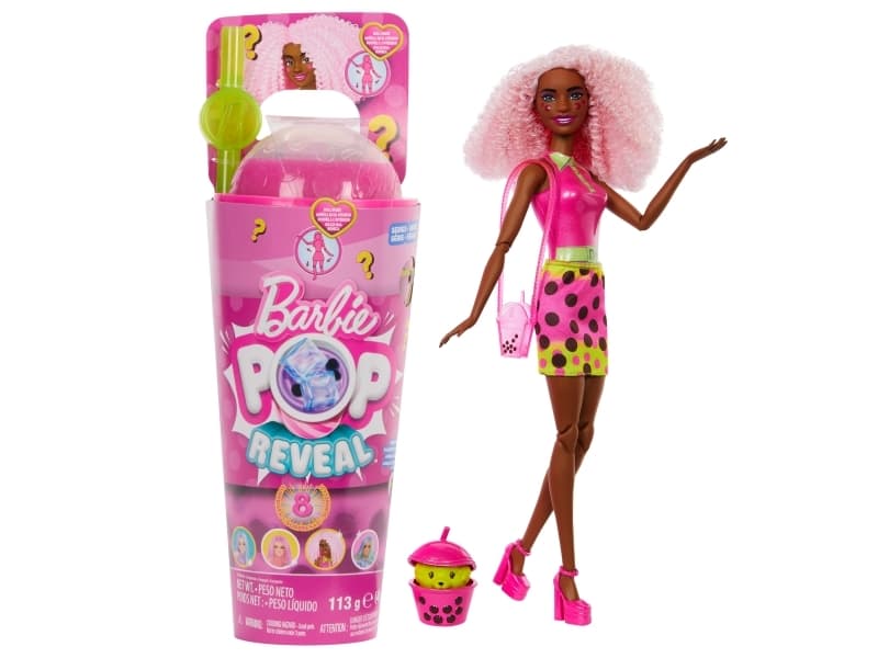 Barbie Pop Reveal -nukke, Muotinukke, Nainen, 3 vuotta, Tyttö, Monivärinen