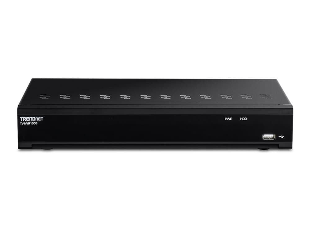 TRENDnet Trendnet TV-NVR1508 verkkovideonauhuri (NVR) Musta