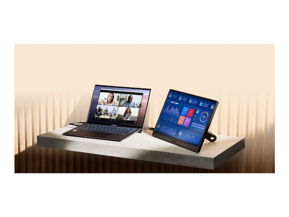 ASUS ZenScreen MB166CR, 39,6 cm (15.6), 1920 x 1080 pikseliä, Full HD, LCD, 5 ms, musta