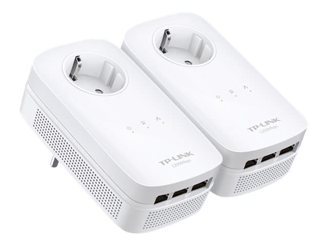 TP-Link TL-PA8030P KIT - Starter Kit - verkkovirtasovitin - GigE, HomePlug AV (HPAV), HomePlug AV (HPAV) 2.0 - seinään asennettava