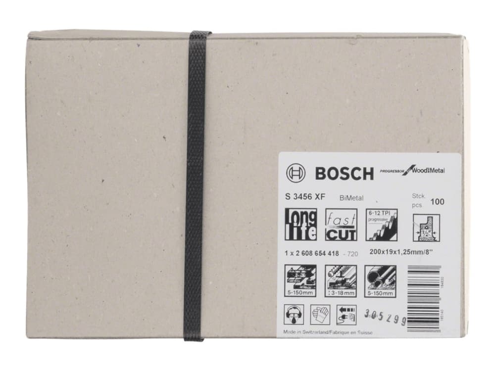 Bosch BAJONETSAVKLINGE S3456XF PROG TRÆ 100STK
