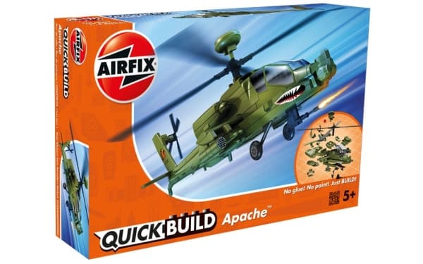 Airfix Apache Helicopter, Rotorcraft model, Kokoamispakkaus, Apache, 37 kpl, 5 vuosi/vuosia, Sotilasilma-alus