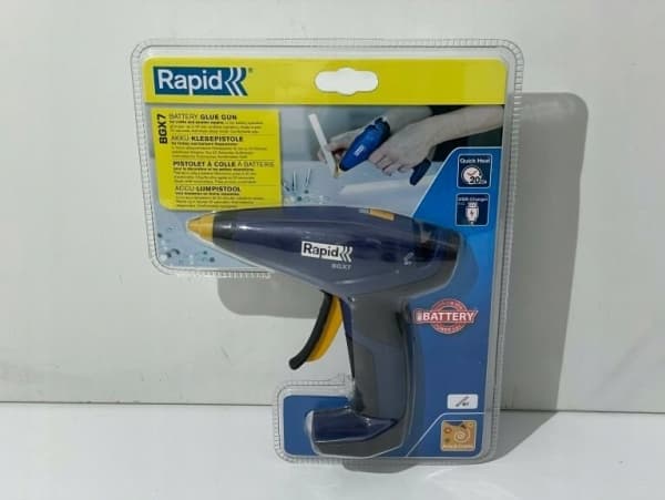 Rapid BGX7, kuumaliimapistooli, musta, sininen, muovi, 150 g/min, 7 mm, 0,33 min.