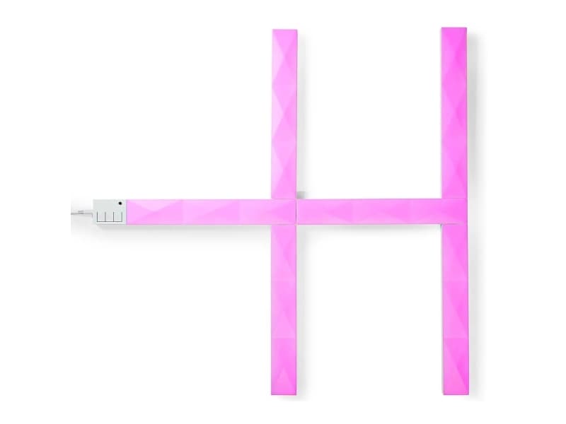 Nedis WIFILW06RGB, Älypaneeli, Valkoinen, Wi-Fi, LED, SMD LED -moduuli, Multi, Lämmin valkoinen