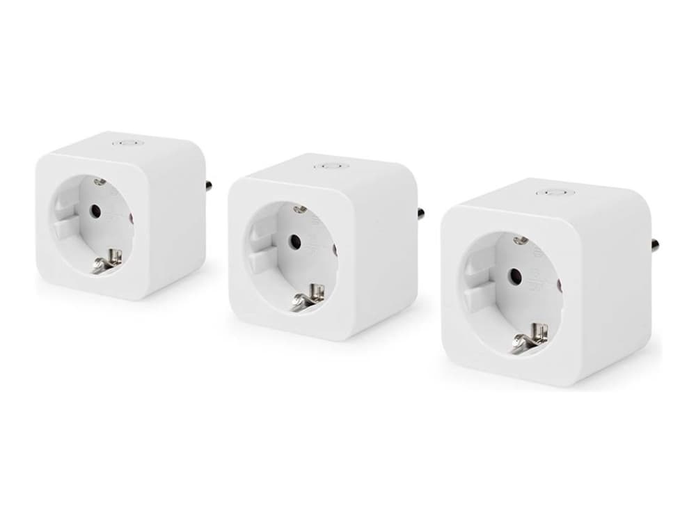 Nedis Smartlife Smart Plug - 3-Pack - WIFIP131FWT3 | WLAN| 3680 W | Type F (CEE 7/7)