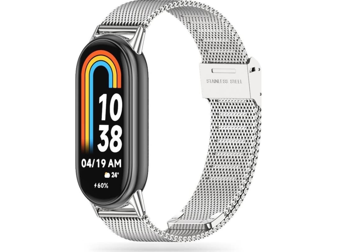 Tech-Protect TECH-PROTECT MILANESEBAND XIAOMI SMART BAND 8 / 9 / NFC SILVER