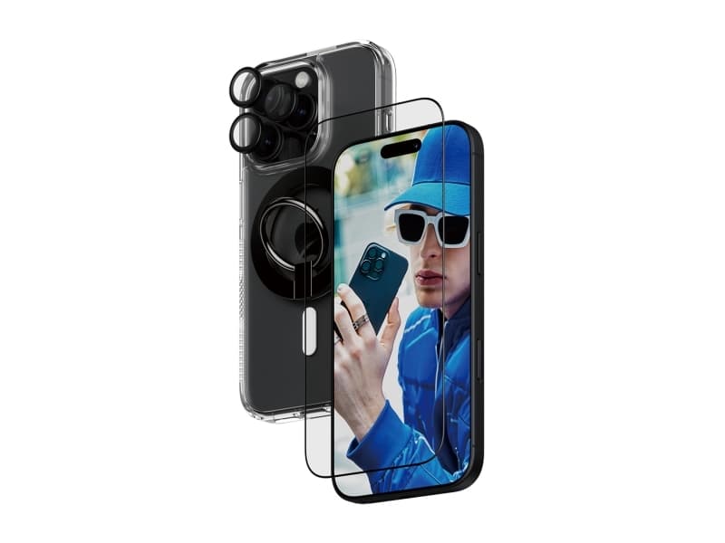 PanzerGlass ® 4-in-1 Protection Bundle iPhone 16 Pro, Apple, Apple - iPhone 16 Pro, Asennus kuivana, Naarmuuntumisenkestävä, Iskunkestävä, Läpinäkyvä, 1 kpl