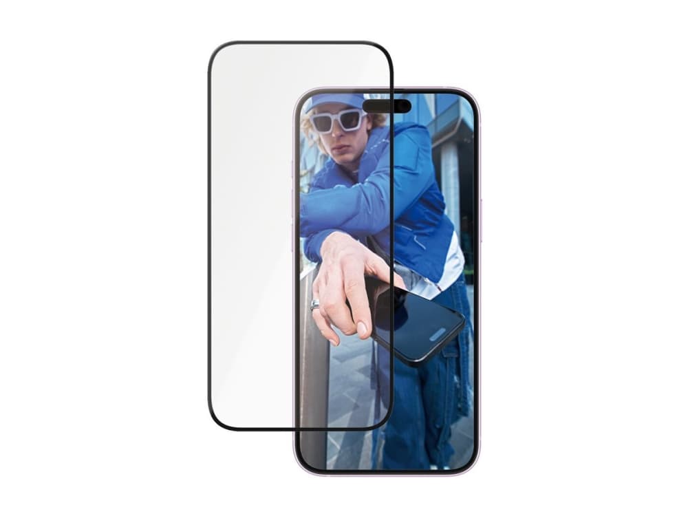 PanzerGlass ® Ceramic Screen Protector iPhone 16 Plus | 15 Plus | Ultra-Wide Fit w. EasyAligner, Apple, Apple - iPhone 16 Plus, Apple - iPhone 15 Plus, Asennus kuivana, Naarmuuntumisenkestävä, Iskunkestävä, Läpinäkyvä, 1 kpl