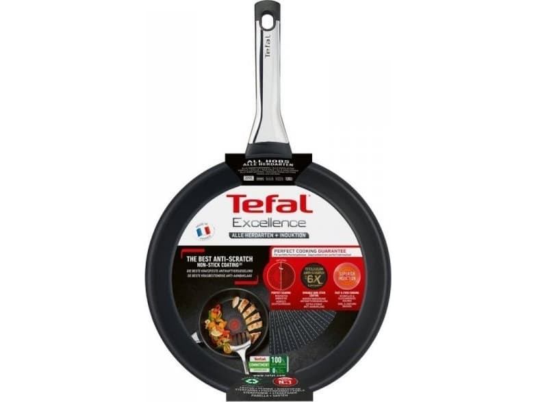 Pinnoitettu paistinpannu Tefal Excellence Ø32cm Titaani